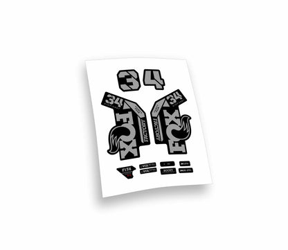 Fox 34 Factory Step Cast 2022 adesivi sticker per forcella mountain bike
