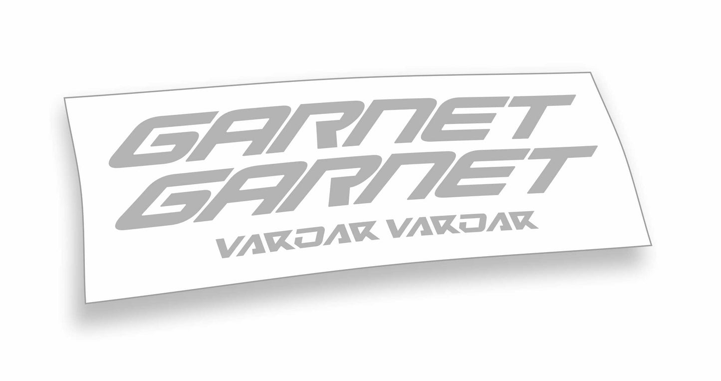 Garnet Vardar Kit adesivi bicicletta colore personalizzato