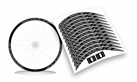 Miche k1 adesivi per ruote cerchi bicicletta