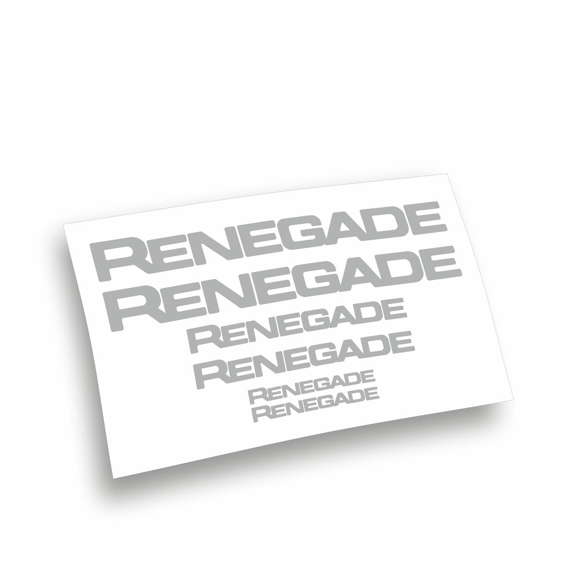 Jeep Renegade Kit adesivi Auto 6 pz.