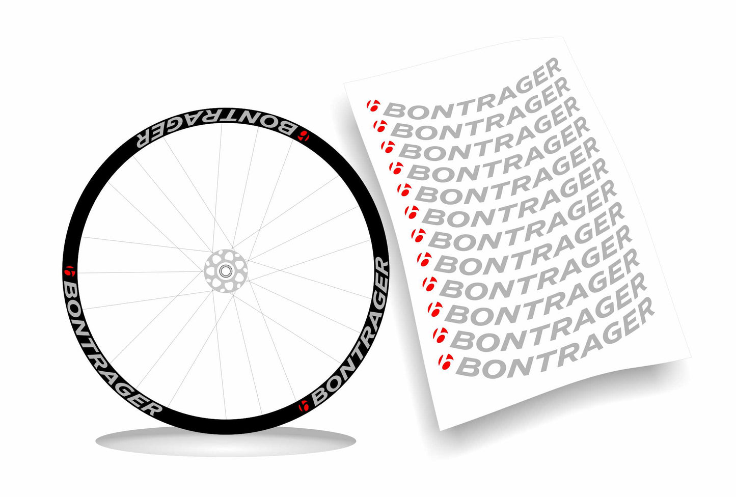 bontrager adesivi cerchi bici personalizzabili h2,4cm