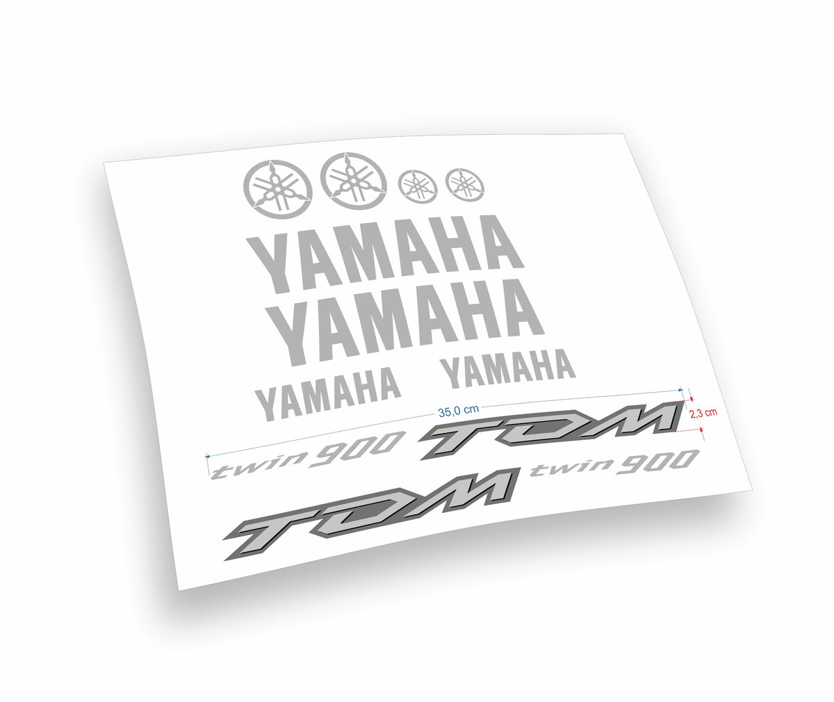 yamaha twin900 TDM Kit adesivi stickers decalcomanie moto