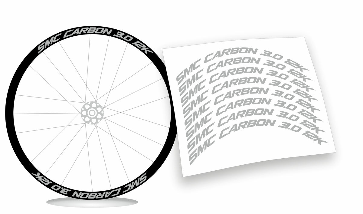 SMC Carbon 3.0 12K kit adesivi personalizzati