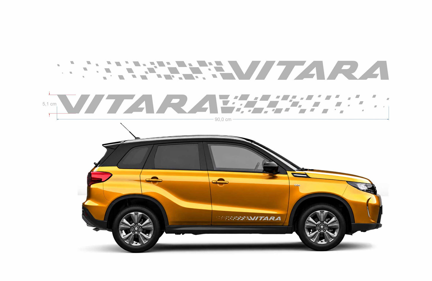 Suzuki Vitara Dissolvenza kit adesivi stickers auto colore personalizzato