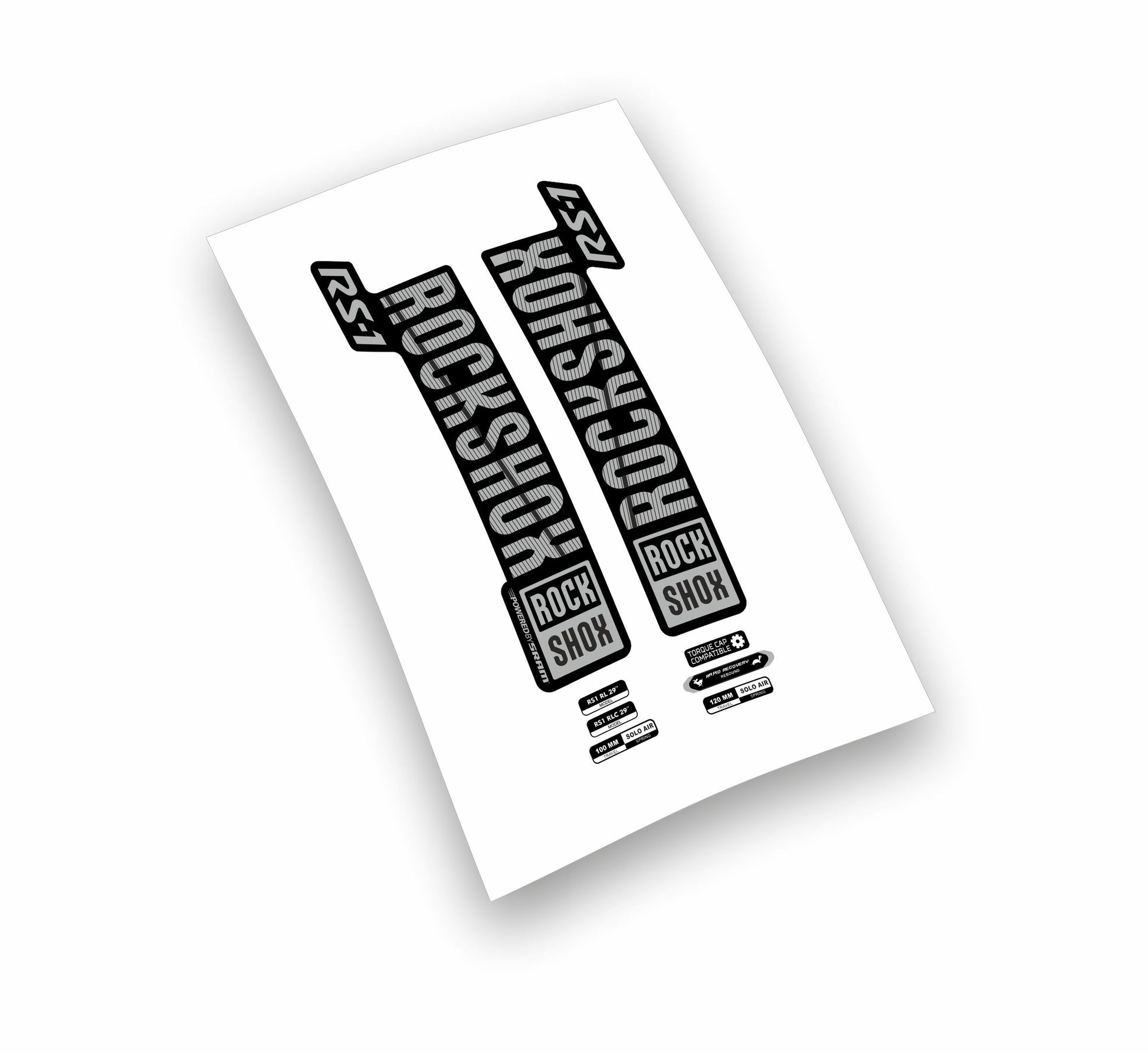 Adesivi Personalizzati Per Forcella Rock Shox RS-1 RL RLC 29 Anno 2018 – Stickers RS1