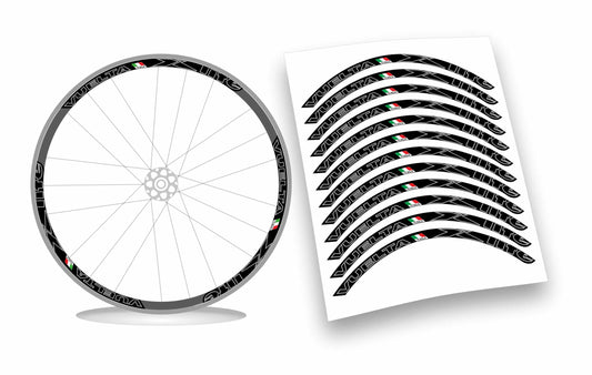 Vuelta X-Lite Kit adesivi cerchi bici da corsa sticker personalizzati 28"