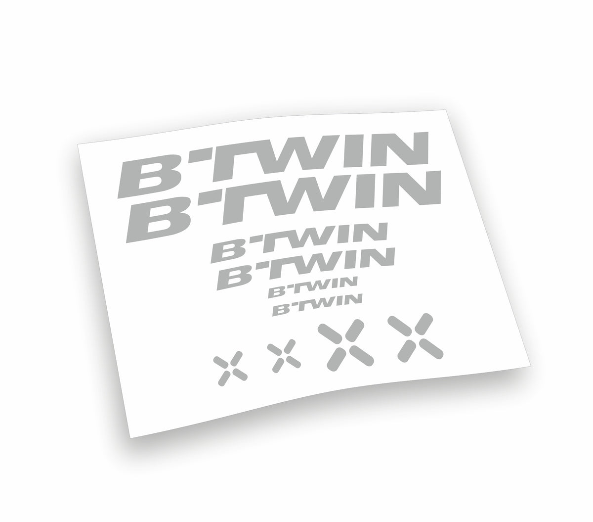 Kit Adesivi BTWIN personalizzati per telaio
