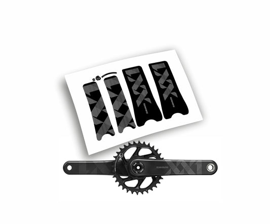 Sram xx1 Eagle Dub SL adesivi stickers pedivelle