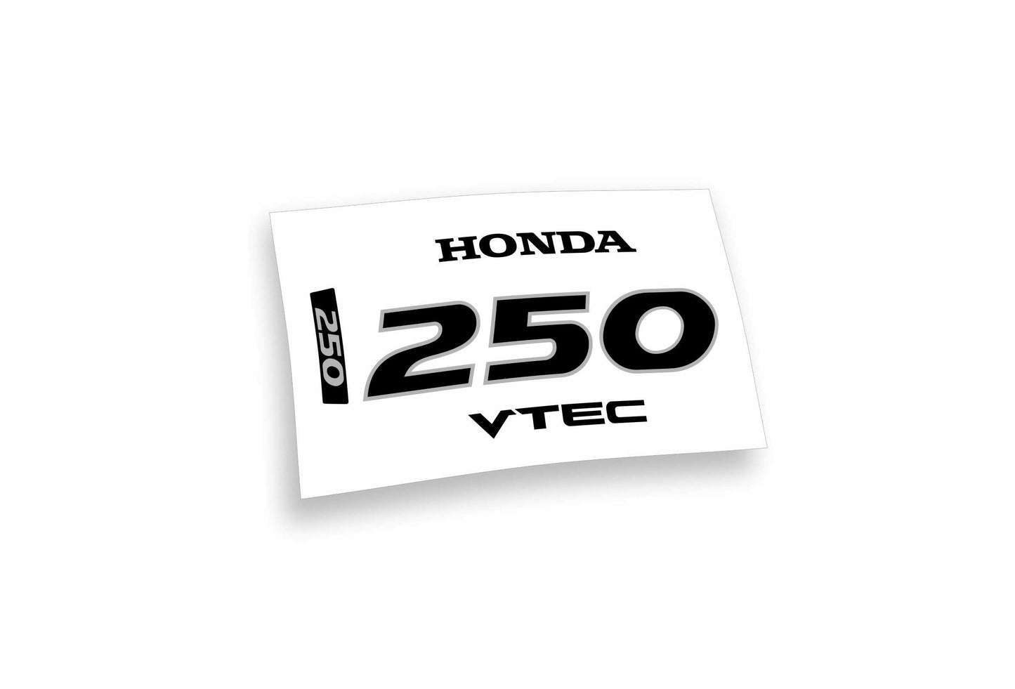 Honda 250 vtec adesivi sticker motoscafo barche motore