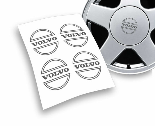 Volvo 480 TURBO adesivi cerchi auto d'epoca