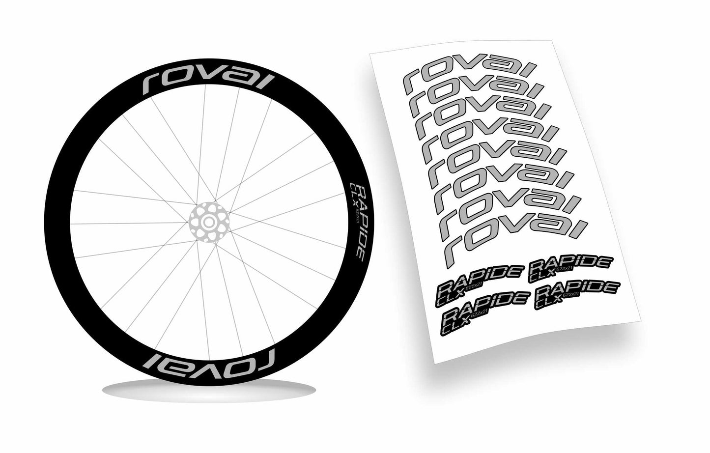 ROVAL Rapide CLX adesivi stickers ruote