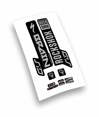 Rock shox Sid Brain 29" - anno 2019 - adesivi personalizzati per forcella