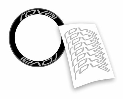 Kit adesivi/stickers cerchi bici bdc ROVAL profilo 60mm colori a scelta 8 pezzi wheel stickers