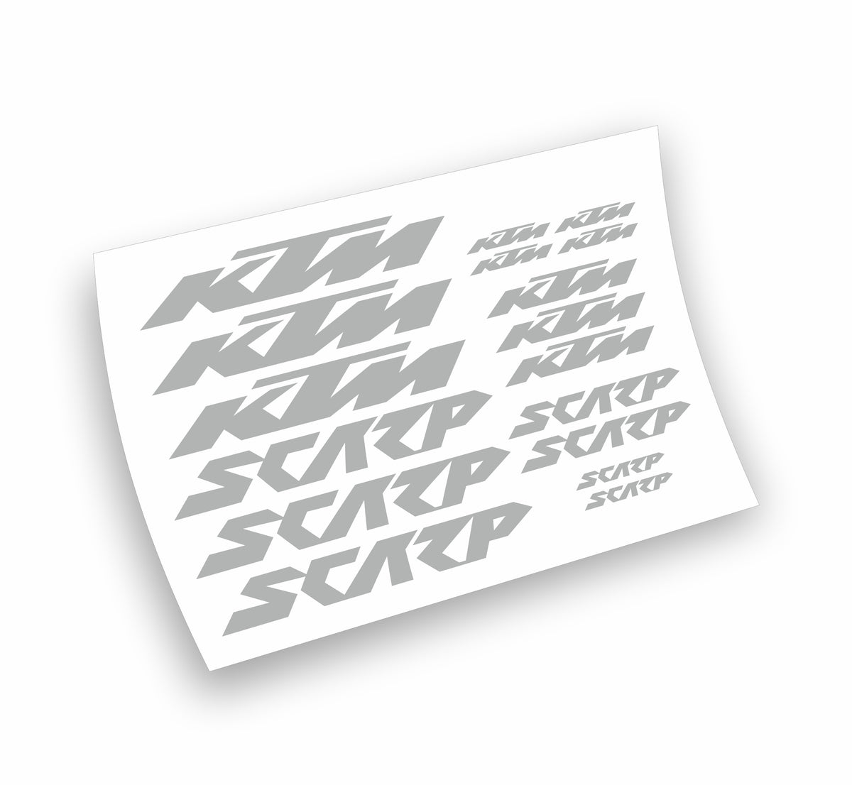 KTM Scarp kit adesivi completo per mountain bike biciletta mtb 17 pezzi