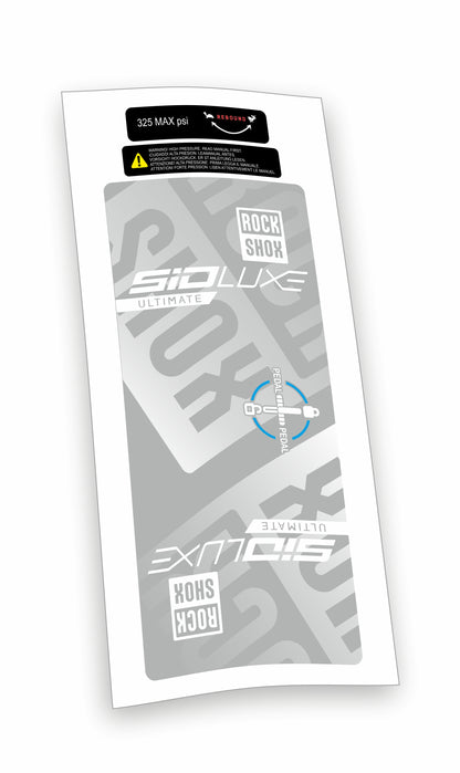Rock Shox kit Sid Luxe Ultimate Blocco Pedivella adesivi bicicletta colore personalizzato