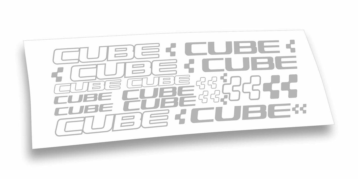 Cube nuovo kit adesivi per mountain bike e bici da corsa completo 24 pezzi