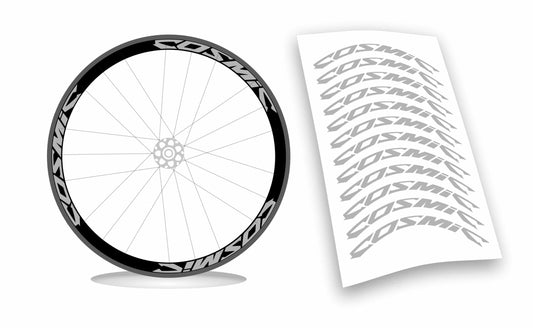 mavic COSMIC pre-spaziato adesivi ruote bici da corsa wheel stickers colori personalizzati