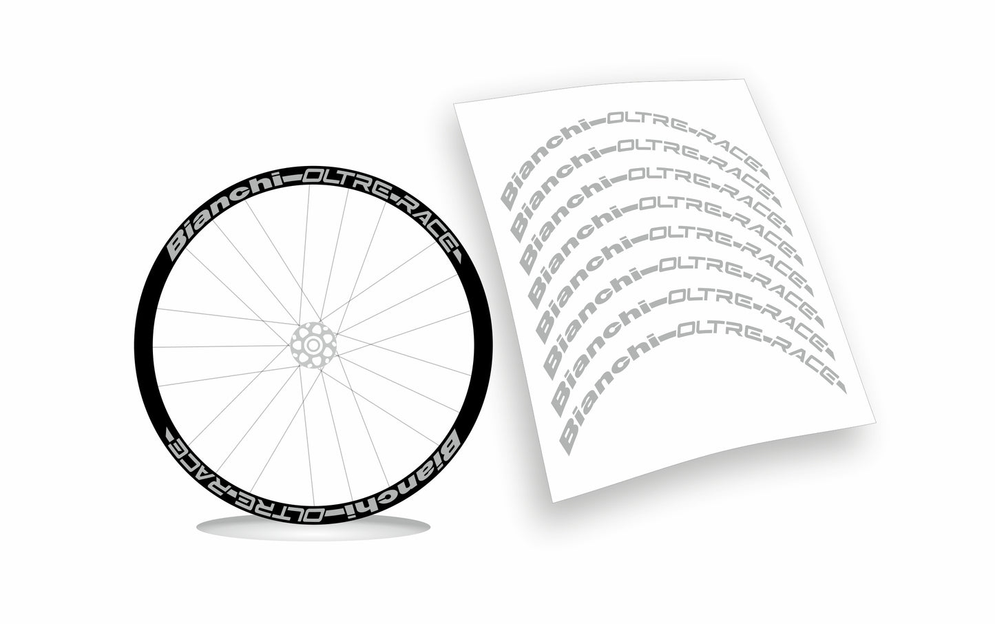 Bianchi aria Oltre Race adesivi