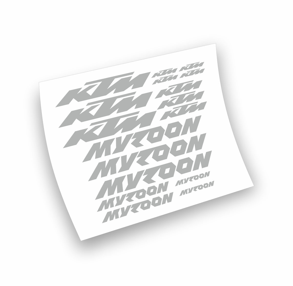 KTM Myroon kit adesivi completo per mountain bike biciletta mtb 17 pezzi