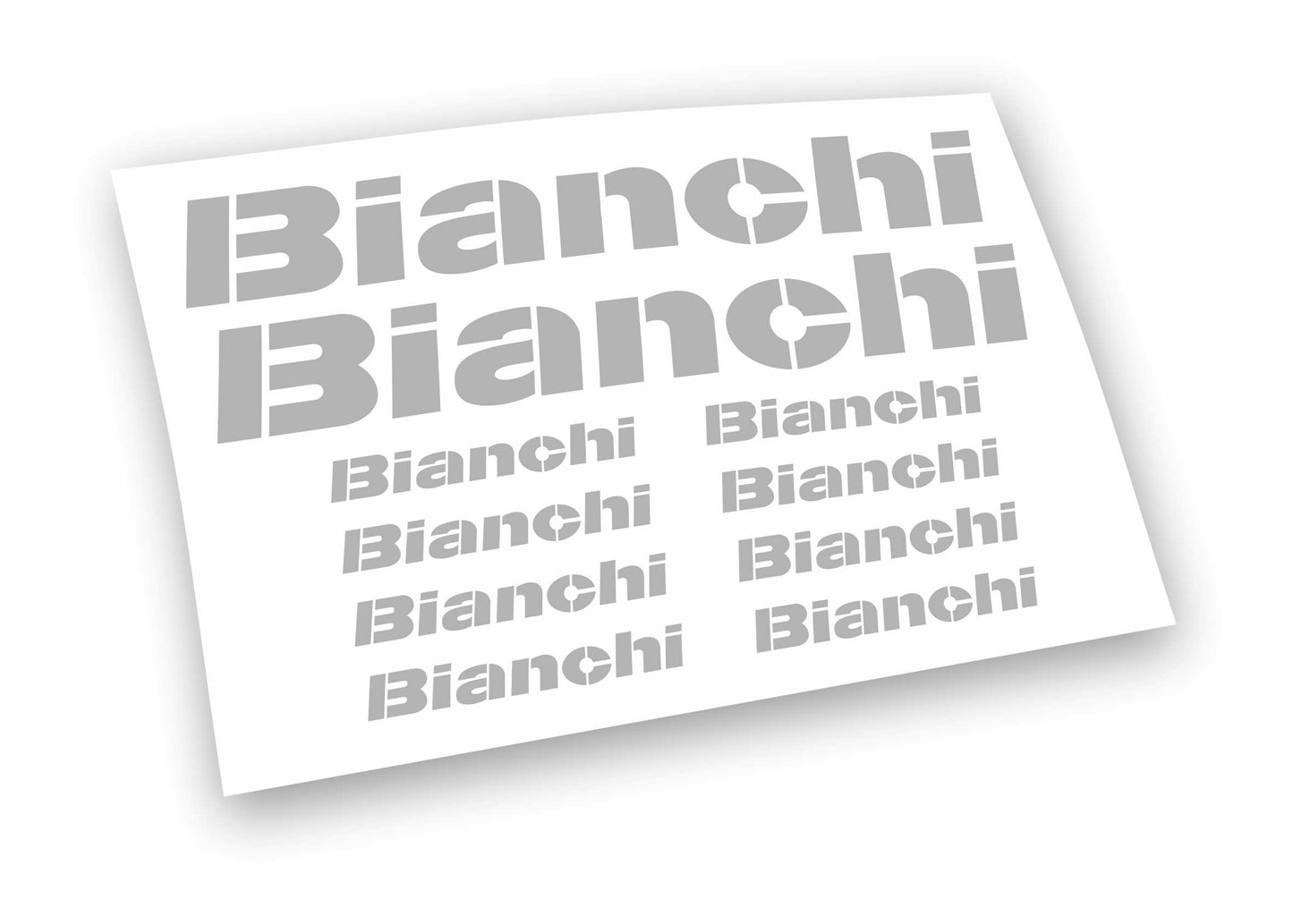 kit adesivi bicicletta bianchi colore personalizzato