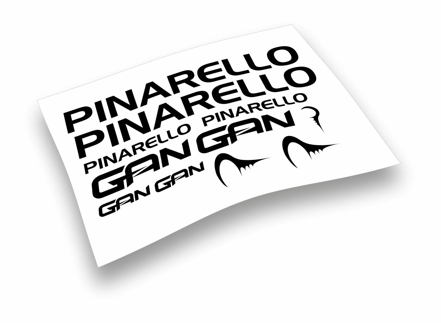 Kit adesivi bici telaio Pinarello Gun bdc  colori a scelta 11PEZZI