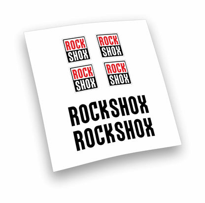Kit adesivi forcella bicicletta mtb rock shox stickers fork
