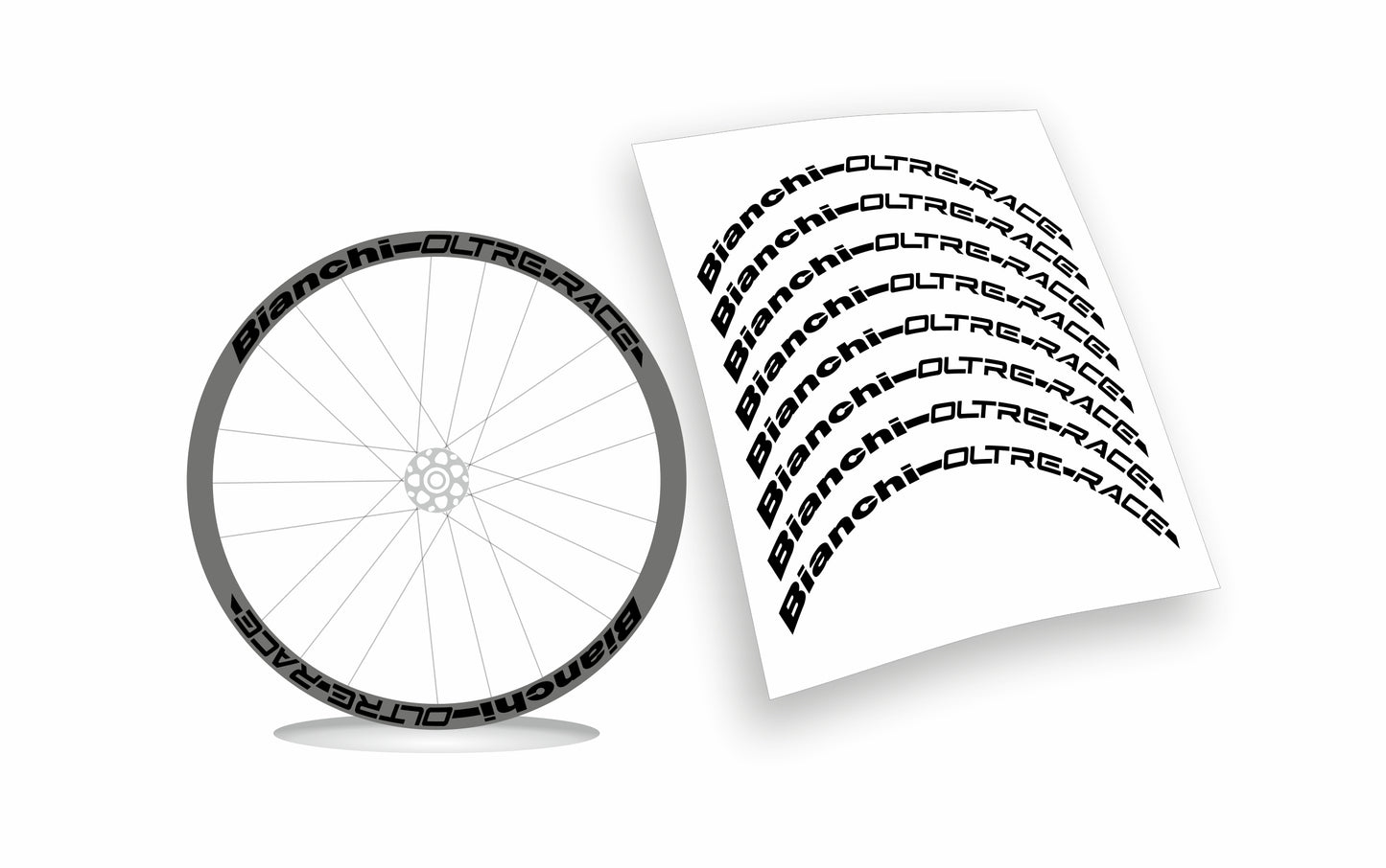 Bianchi aria Oltre Race adesivi