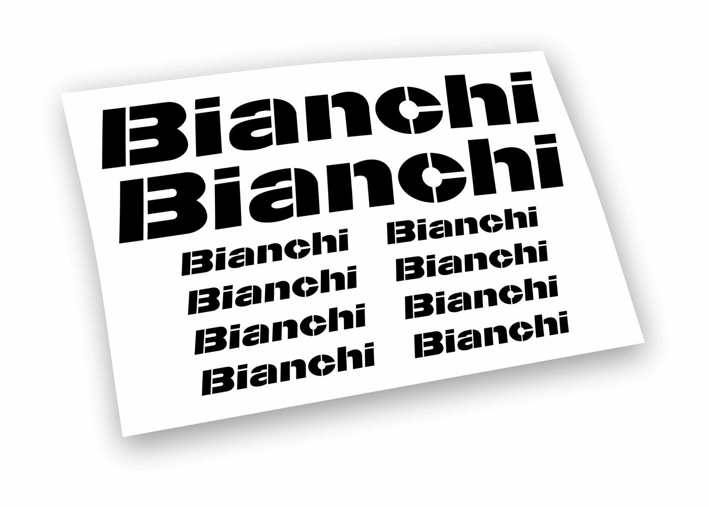 kit adesivi bicicletta bianchi colore personalizzato