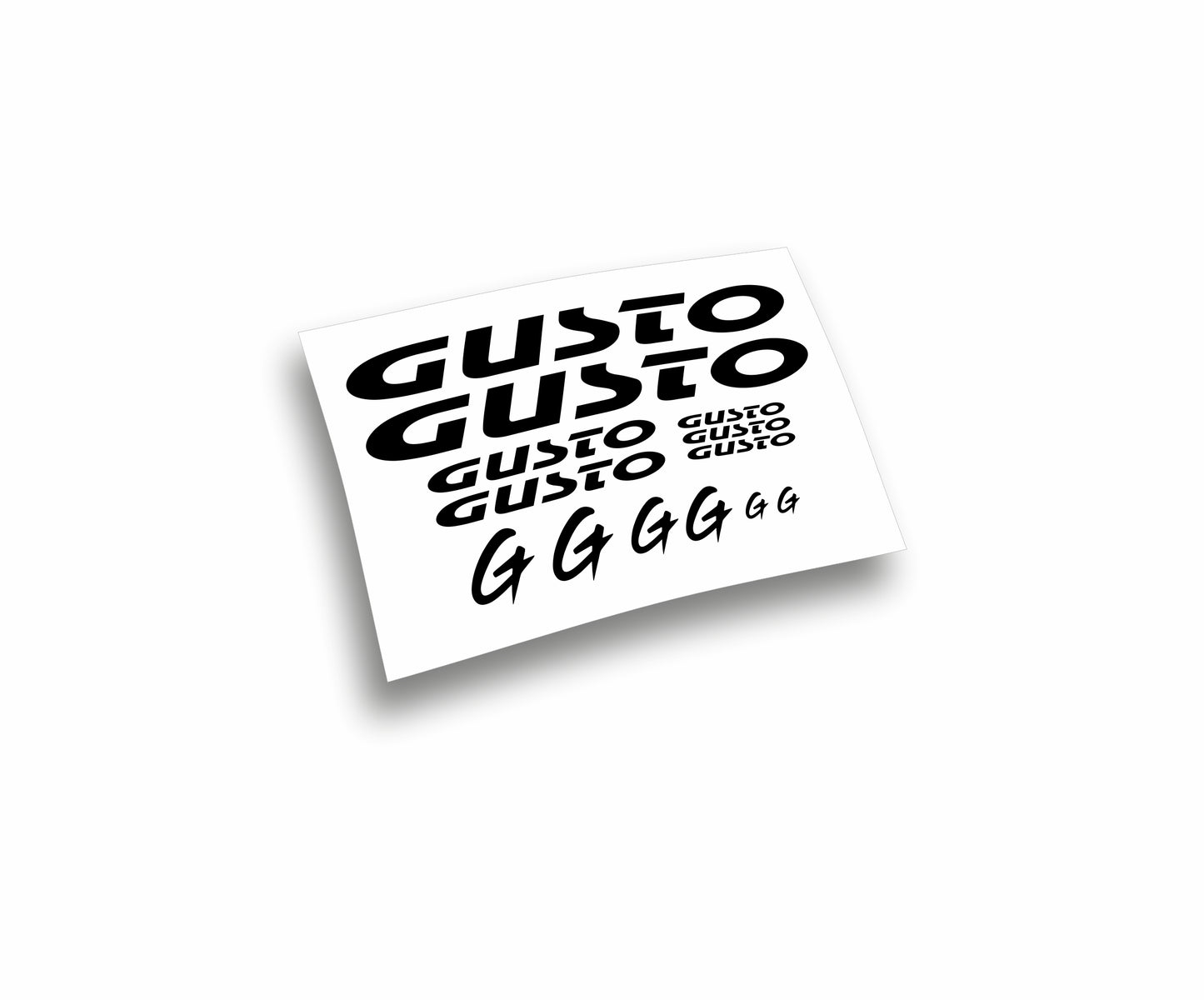 Gusto adesivi per bici colore personalizzato