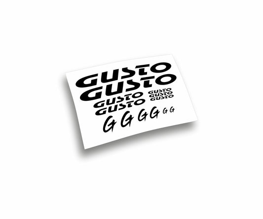 Gusto adesivi per bici colore personalizzato