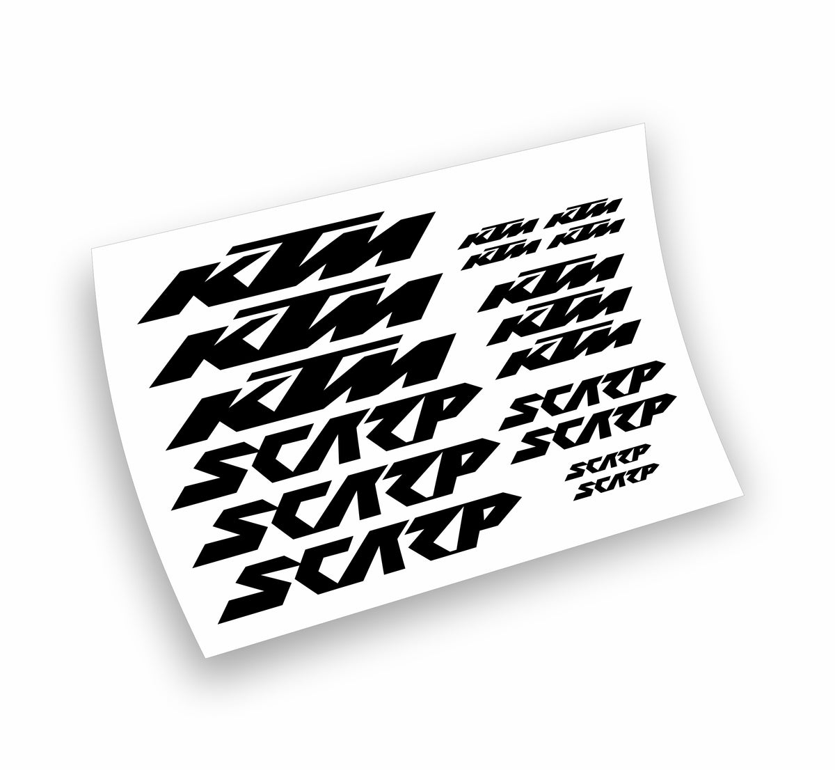 KTM Scarp kit adesivi completo per mountain bike biciletta mtb 17 pezzi
