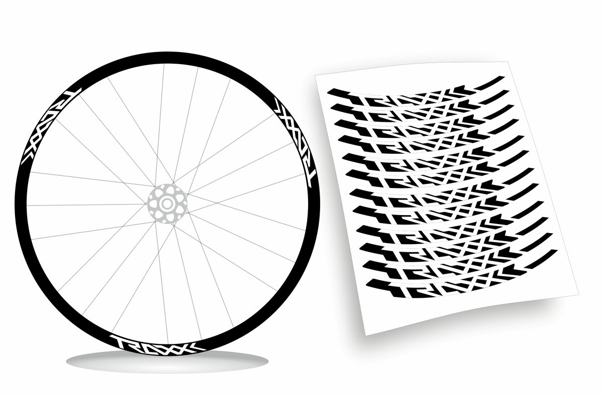 Traxx - Kit adesivi cerchi bicicletta mountain bike