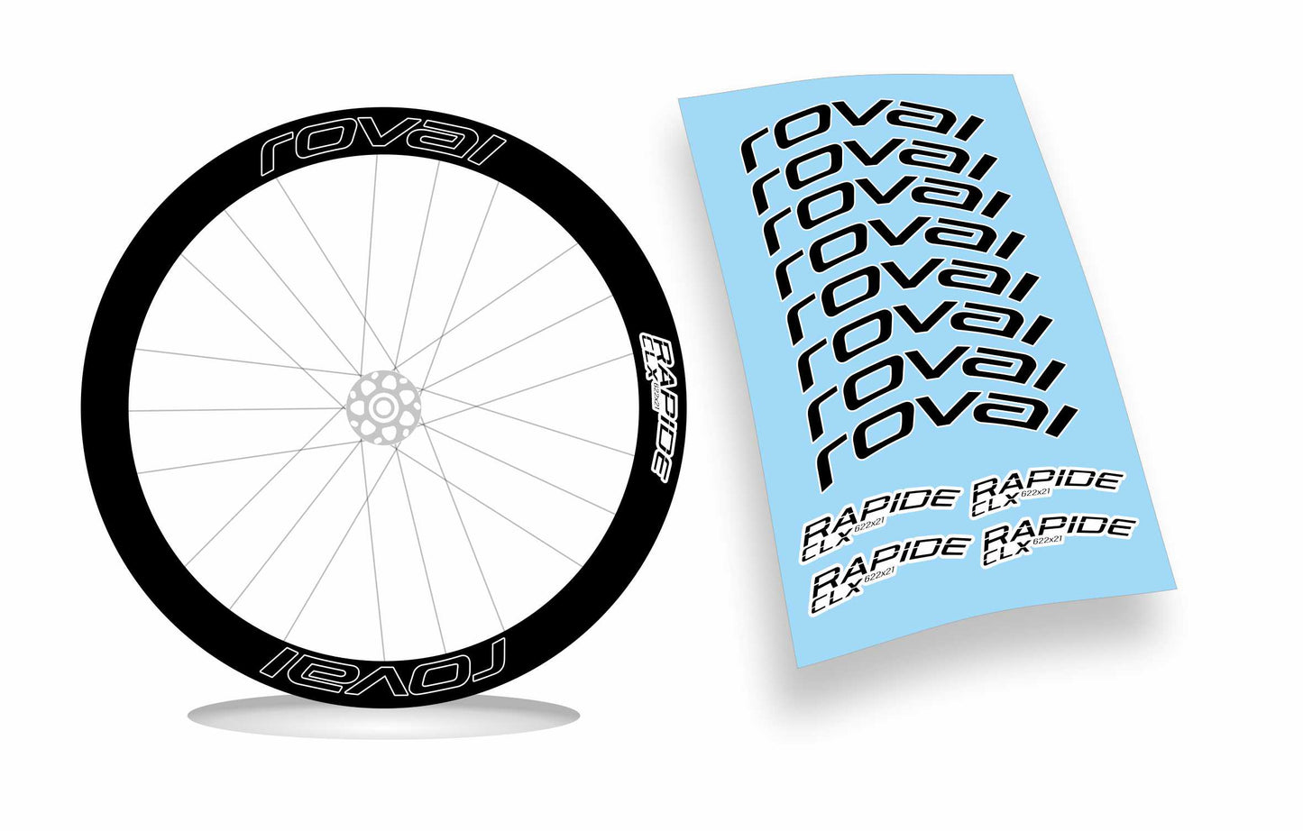 ROVAL Rapide CLX adesivi stickers ruote
