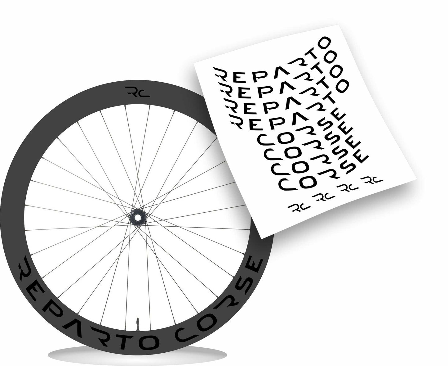 Bianchi reparto corse adesivi cerchi