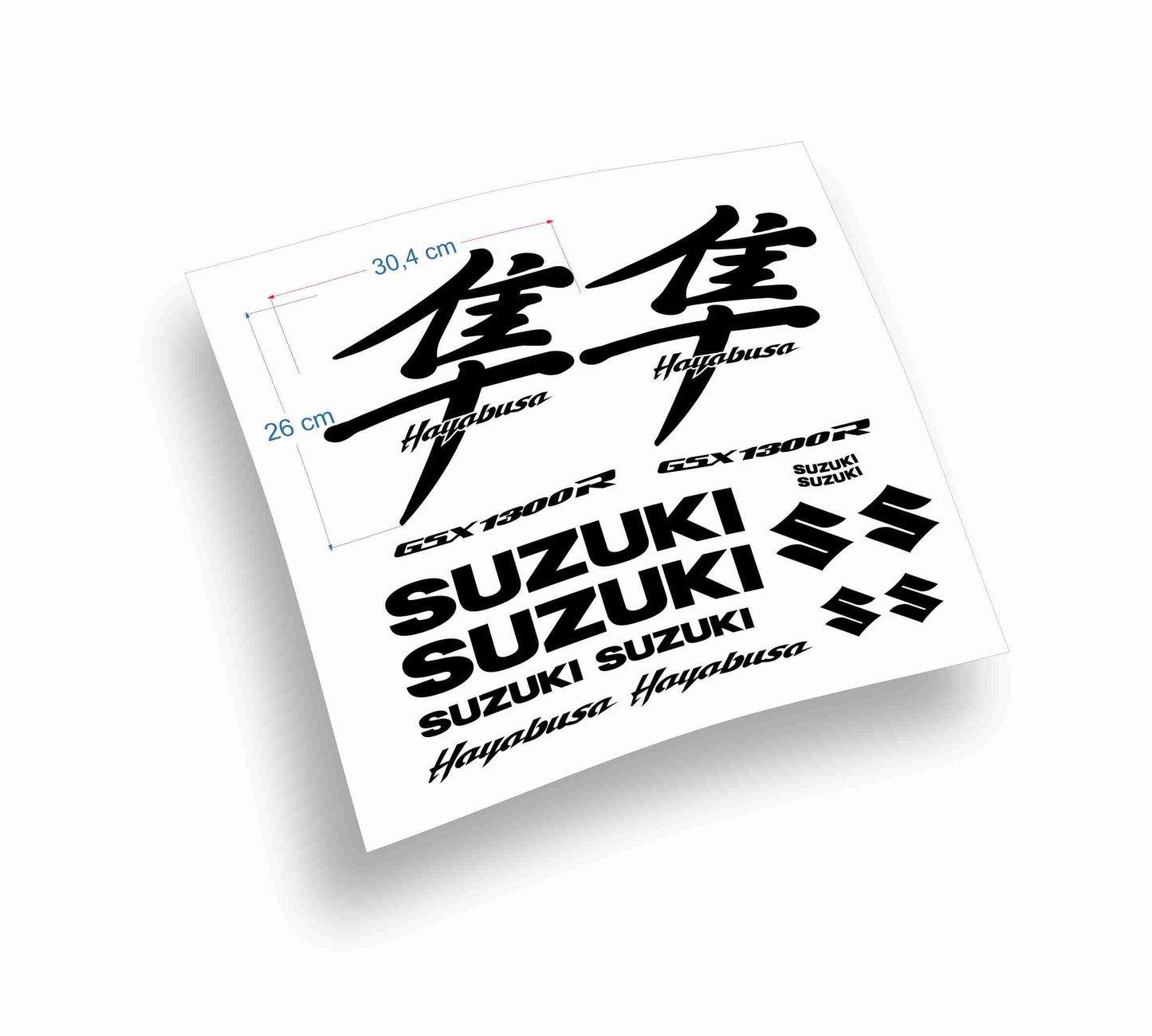 Suzuki Yayabusa Gsx1300R kit adesivi personalizzati