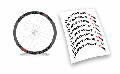 dura-ace c50 shimano kit adesivi stickers per ruote