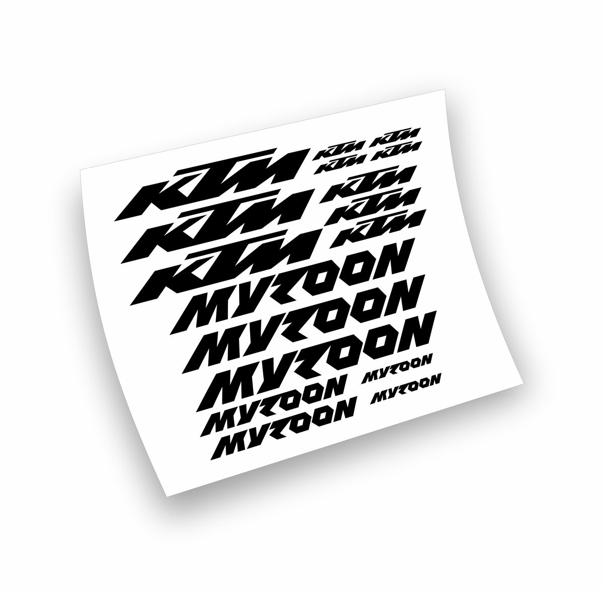 KTM Myroon kit adesivi completo per mountain bike biciletta mtb 17 pezzi