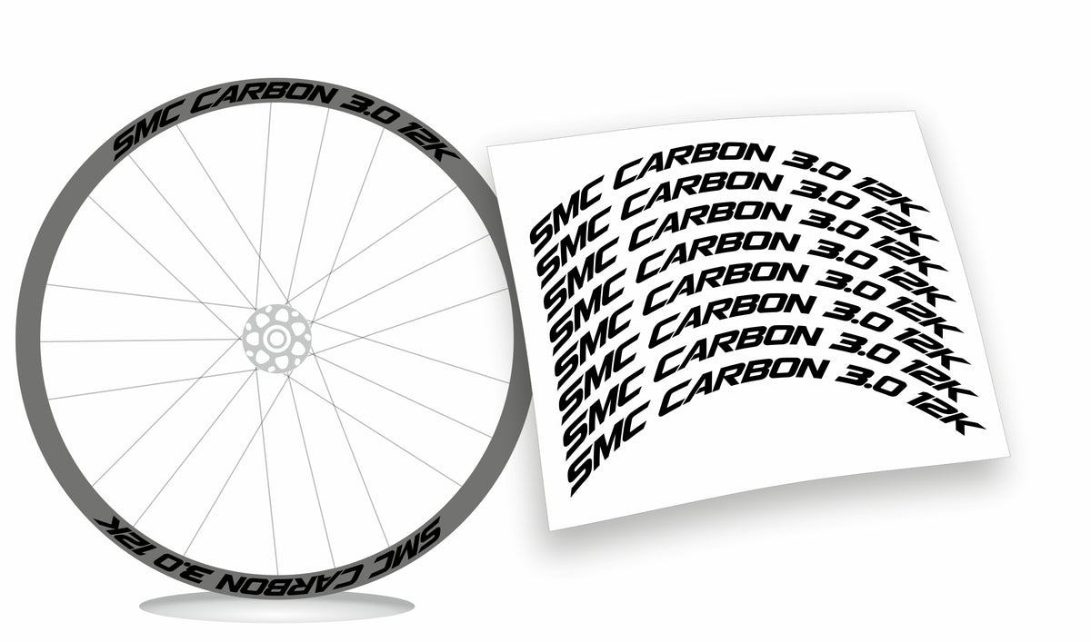 SMC Carbon 3.0 12K kit adesivi personalizzati