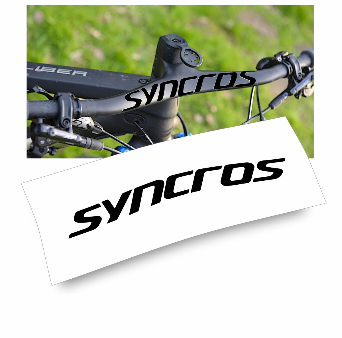 Syncros Fraser IC SL adesivo sticker per manubrio