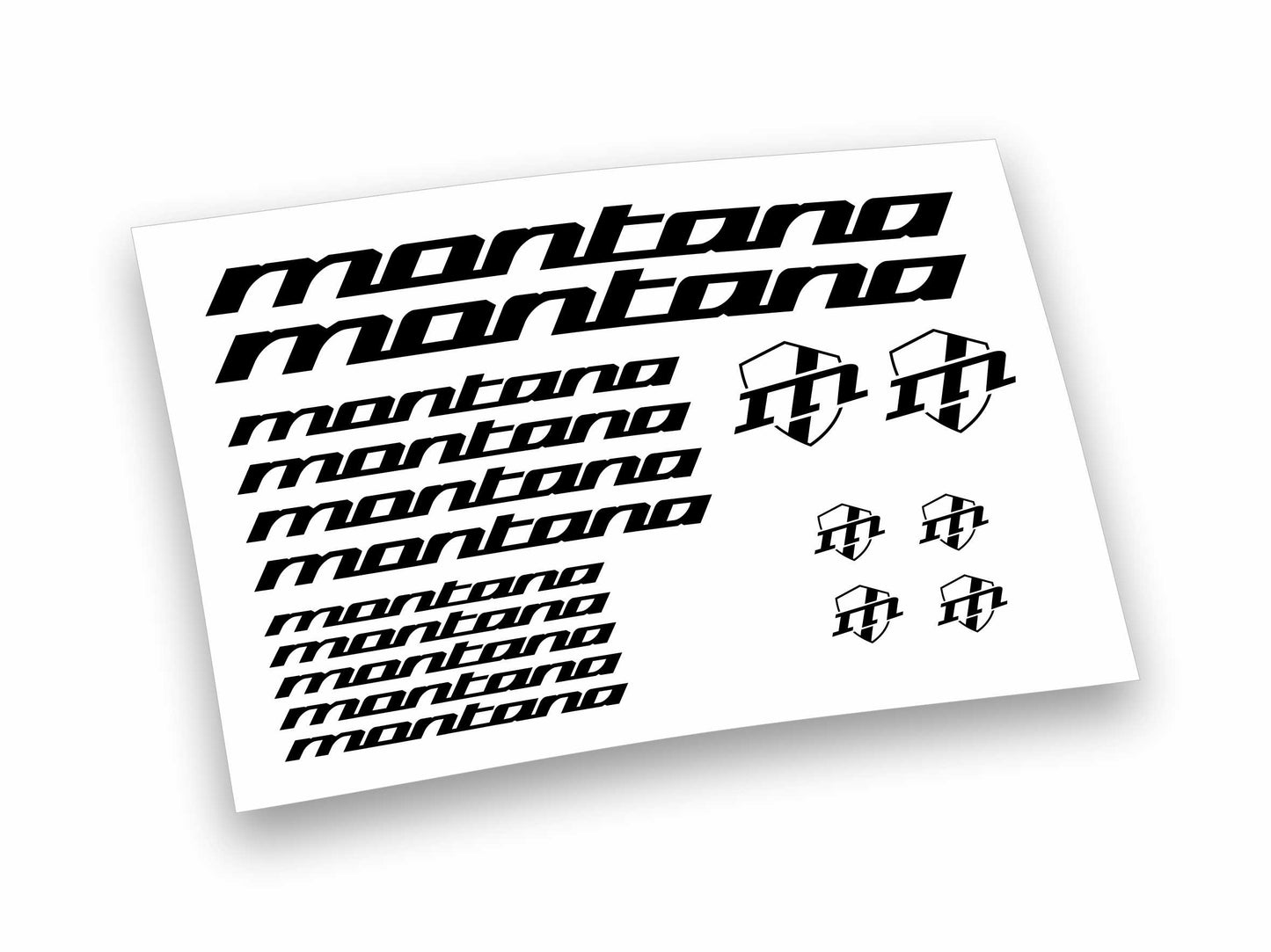 Montana kit adesivi per mountain bike e bici da corsa completo 17 pezzi