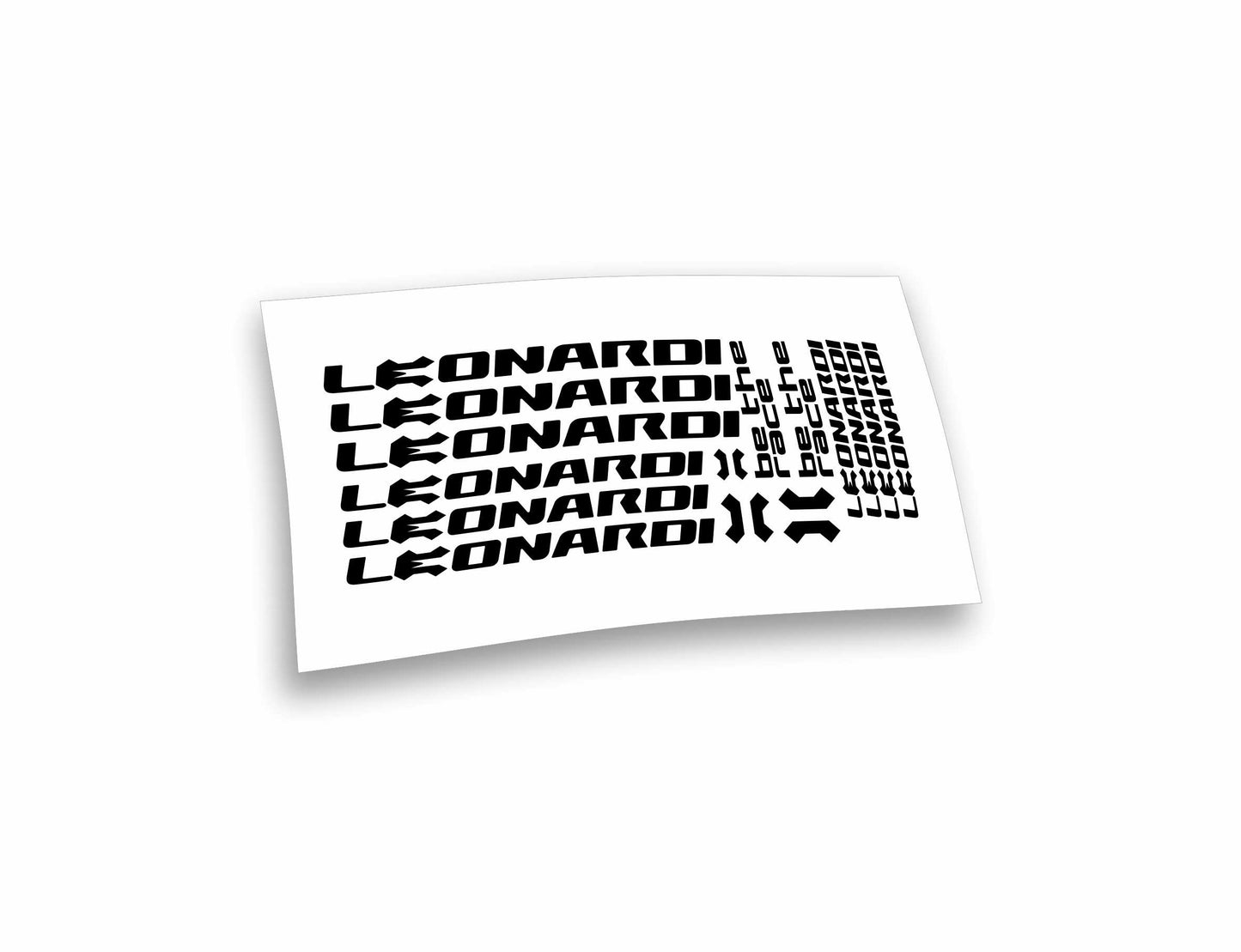 Leonardi kit adesivi completo per mountain bike 14 pezzi