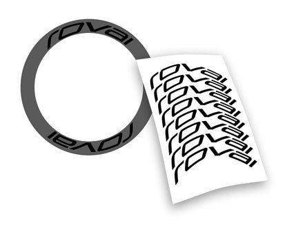 Kit adesivi/stickers cerchi bici bdc ROVAL profilo 60mm colori a scelta 8 pezzi wheel stickers