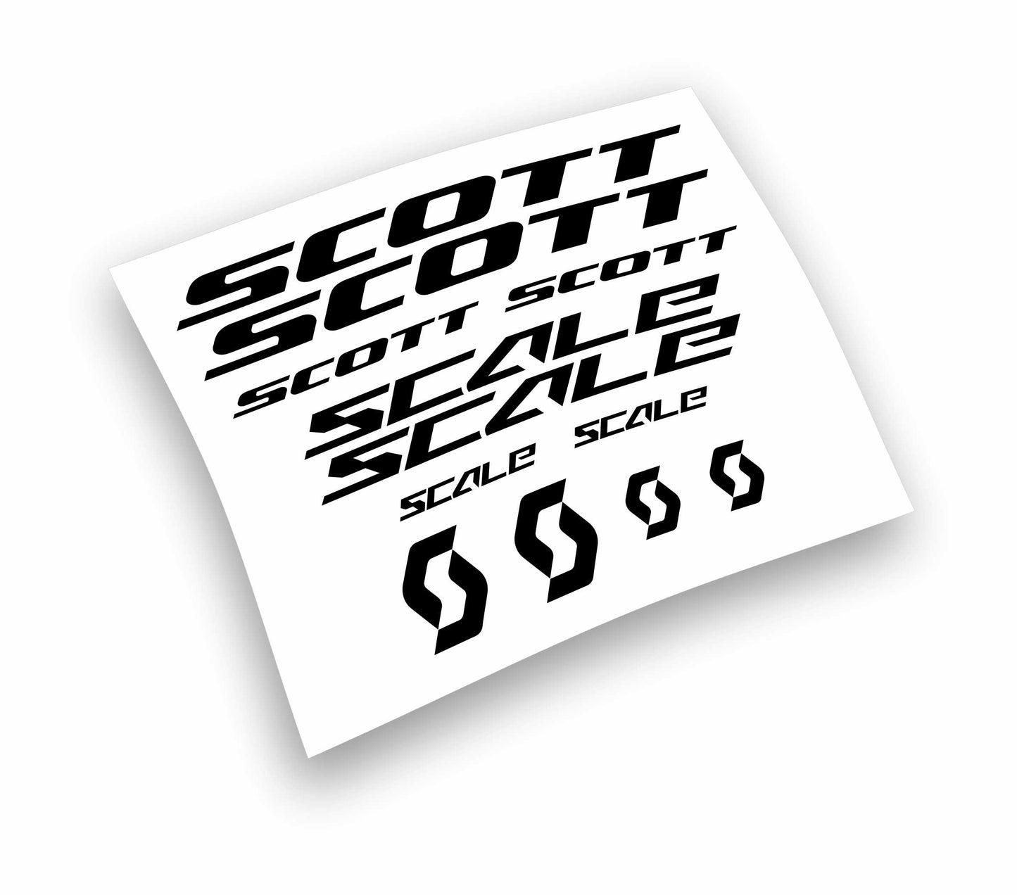 Scott Scale kit adesivi colori a scelta 12 pz bicicletta mtb