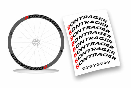 Kit adesivi bontrager cerchi bici bdc h3cm