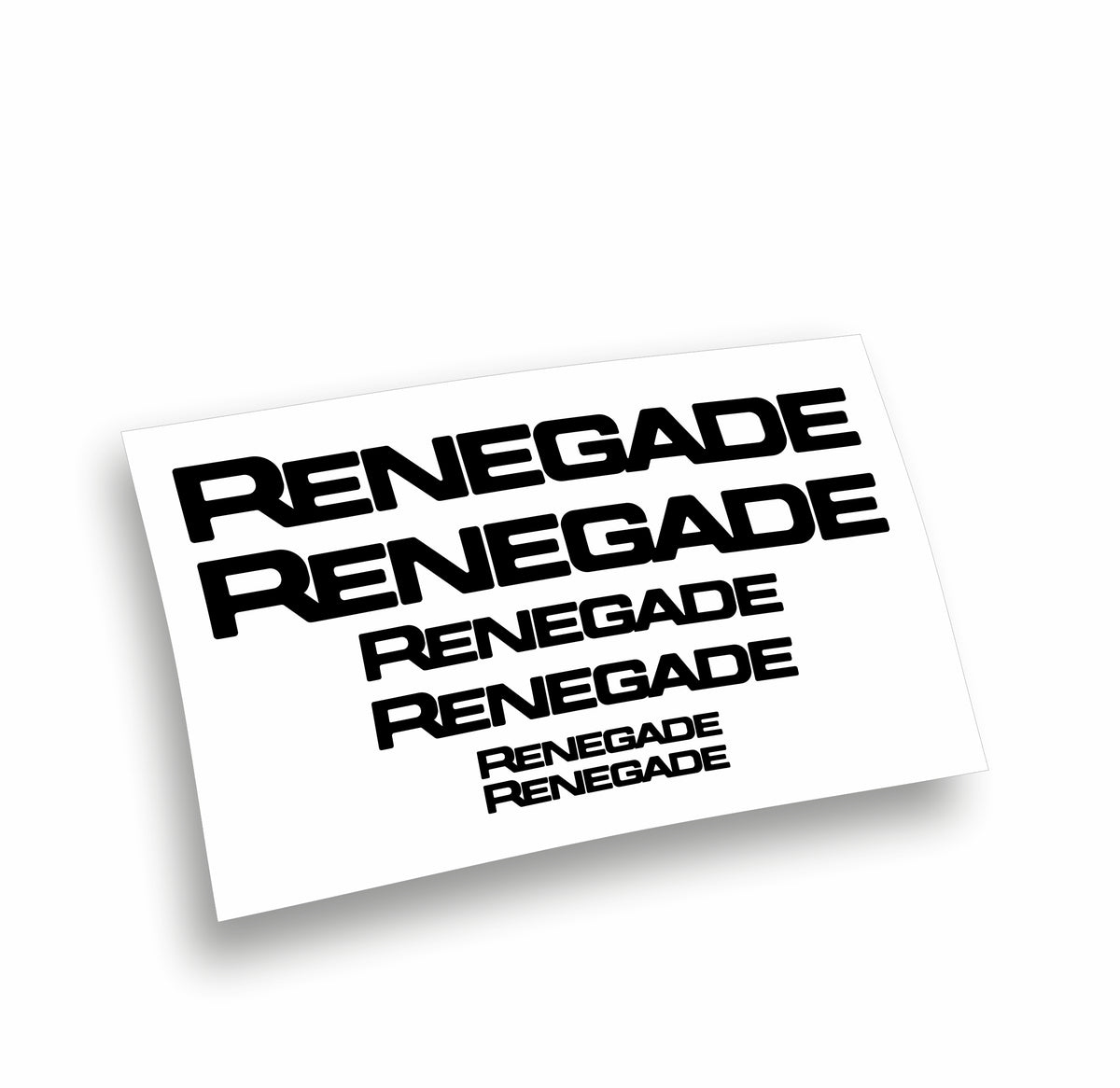 Jeep Renegade Kit adesivi Auto 6 pz.