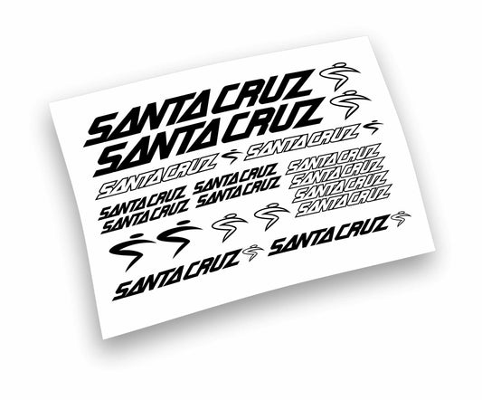 Santa Cruz kit adesivi per mountain bike e bici da corsa completo 18 pezzi
