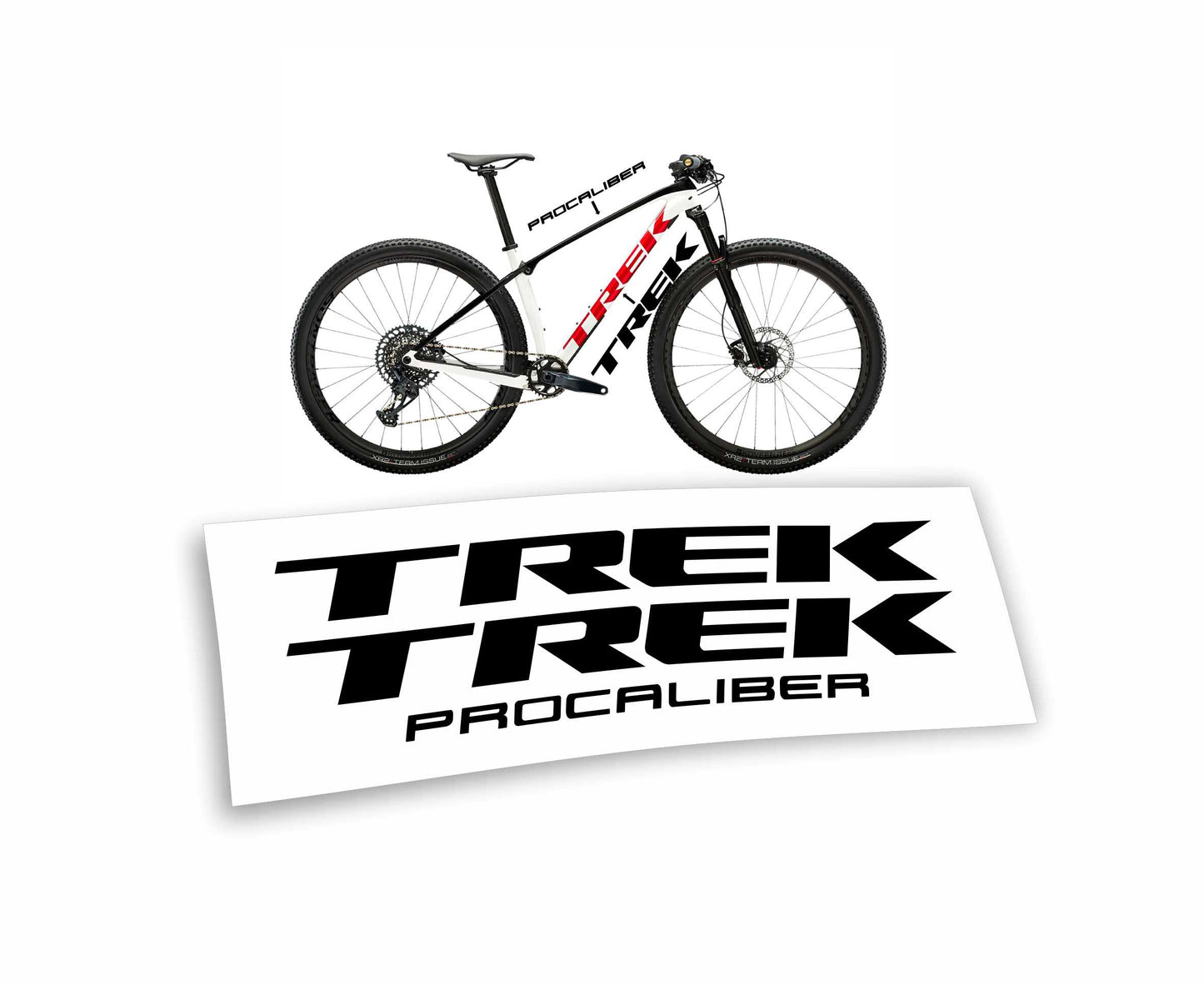 Trek Procaliber kit adesivi bicicletta colore personalizzato