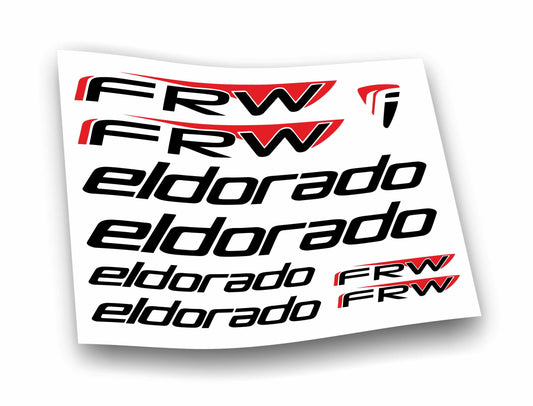 Kit adesivi bici mtb telaio frw eldorado