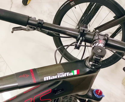 nome cognome nominativo adesivo stickers bandiera italiana 12 pezzi bici moto auto scooter name