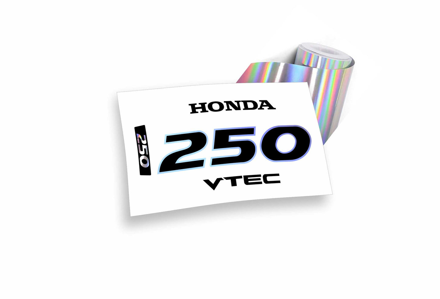 Honda 250 vtec adesivi sticker motoscafo barche motore